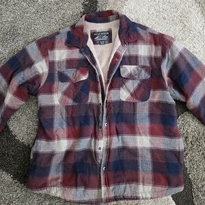 Men's Plaid Shirt Jacket